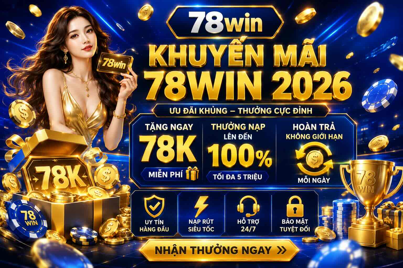 khuyến mãi 78win
