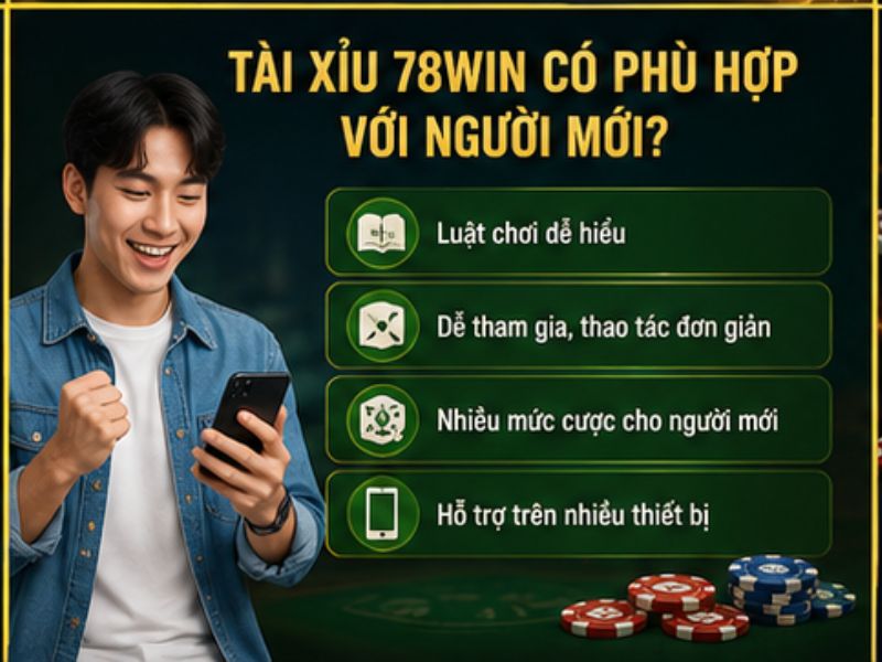 Tài Xỉu 78Win Có Phù Hợp Với Người Mới